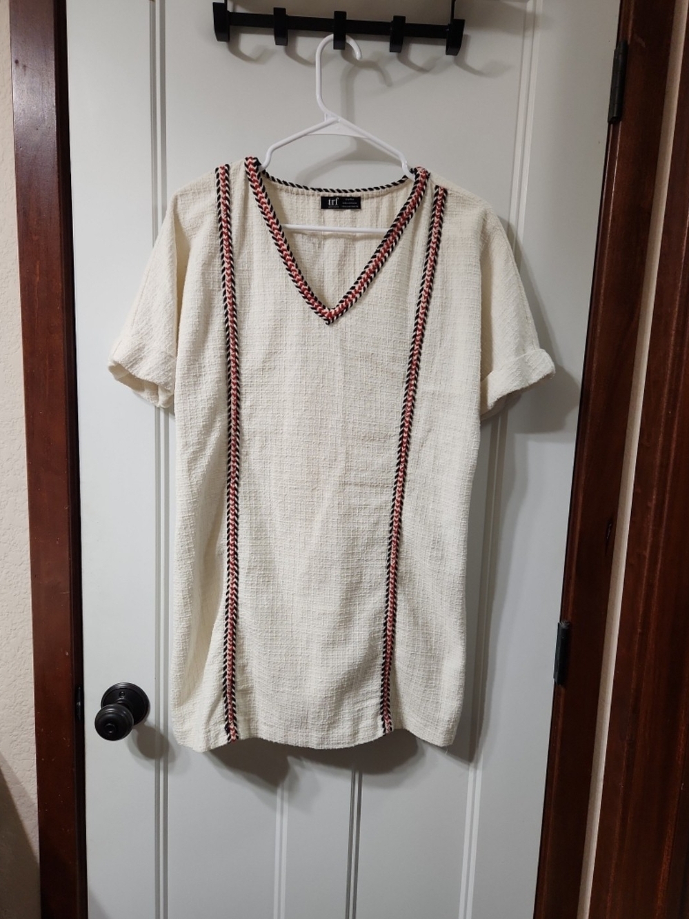 Zara trf Collection Textured Mini Dress